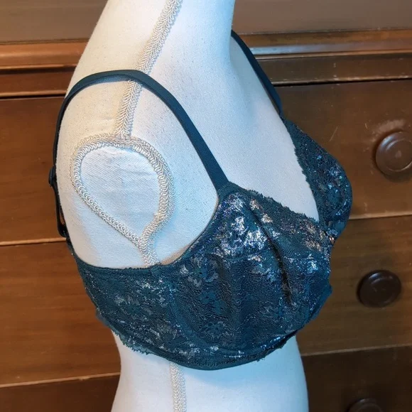 Body by Victoria VICTORIA'S SECRET Unlined Stretch Lace Demi Bra 38DD - Picture 6 of 13